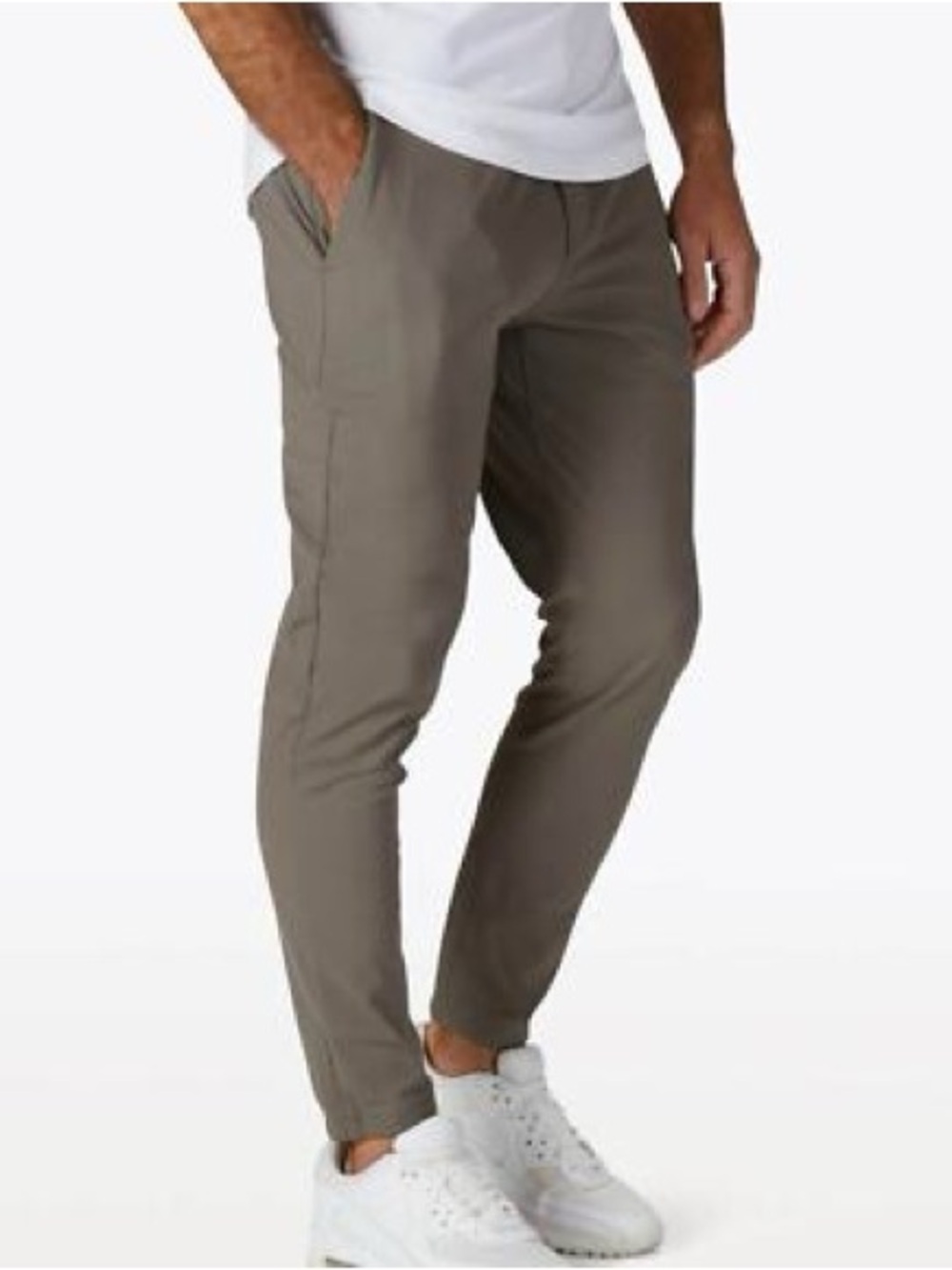 Cuts Clothing Men's AO Performance Slim Jogger- Size Small- Olive Taupe